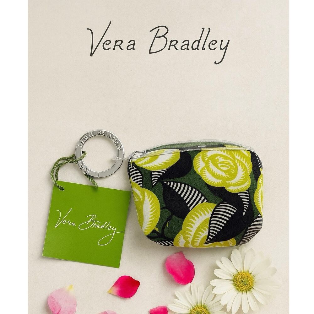 4/$20. NWT Vera Bradley Zippity Keychain in La Neon Rose
